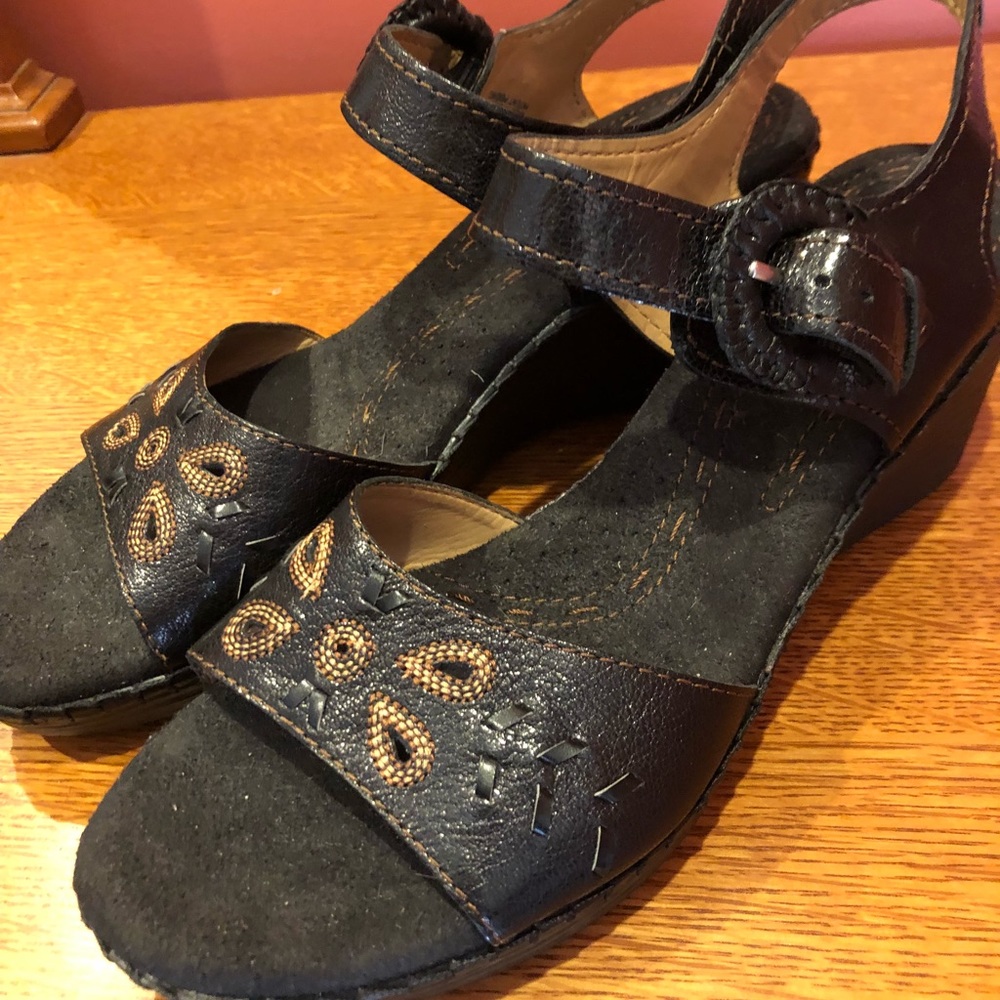 Naturalizer N9 Comfort wedges NEW Leather/suede